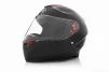 Шолом інтеграл "DAVID" (#D820, чорний глянсовий, XL, ABS, червоний спойлер), QT-033499 - 2