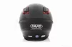 Шолом інтеграл "DAVID" (#D820, чорний глянсовий, XL, ABS, червоний спойлер), QT-033499 - 4
