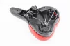 Сидіння MTB 255x170мм, чорно-червоне AFT-47, FIX-209402 - 2