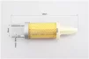 Фільтр паливний - елемент 7,5см 178F, FIX-602025 - 3