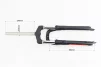 Вилка 26" амортизационная, без резьбы 1-1/8" (28,6мм), шток 240мм, с ходом 60мм, Disk-brake, чёрная N791, FIX-210196 - 3