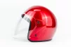 Шлем открытый U-122 M, красный глянец, ШОЛОМИ, YQ-360461 - 4