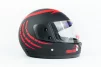 Шолом інтеграл BLD-825A XS (53-54см), чорно-червоний "хижак" мат, ШОЛОМИ, YQ-330561 - 3