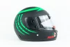 Шлем интеграл BLD-825A М (57-58см), чёрно-зелёный "хищник" мат, ШОЛОМИ, YQ-330033 - 3