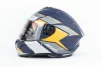 Шолом інтеграл (стандарт DOT/ECE) DRAKEN SUNRAY S (55-56см), синьо-помаранчевий мат, ШОЛОМИ, YQ-360572 - 4