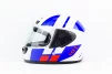 Шлем интеграл HF-101 S, бело-синий, ШОЛОМИ, YQ-360106 - 4