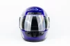 Шлем интеграл HF-101 S, сине-серый Q233-BL, ШОЛОМИ, YQ-360522 - 4