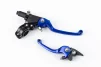Рычаги руля к-кт (правый диск тормоз), откидные, синие, ЗЧ-ATV, YQ-335524 - 2