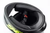 Шлем интеграл с LED подсветкой, выдвижные очки K-3 S, чёрно-салатовый PROJECT 46, ШОЛОМИ, YQ-360541 - 8