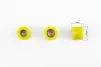 Сайлентблок амортизатора+втулка 10мм и 12мм к-кт 4шт, жёлтый, ЗЧ-МОТО, YQ-301786 - 2