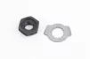 Гайка+шайба крепления звезды передней PRO NC250-4Т, CB125-300, YQ-361160 - 2