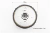 Зчеплення, маховик в зборі (6 болтів, маховик 73 зуб.) ZUBR/F5, CG125-250, YQ-326087 - 3