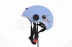 Шлем каска детский "STOCK" (#2, голубой, матовый, визор прозрачный), QT-038626 - 1