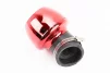 Фильтр воздушный нулевой 28/35/48мм 45град. "ТУРБИНА" КРАСНАЯ, FIX-206274 - 2