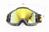 Очки кроссовые/эндуро/АТV, черные (зеркальное желтое стекло), FIX-207426 - 4