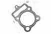 Kinlon JL150-70C Прокладка головки цилиндра CG-150cc 62мм (металл), FIX-998181 - 2