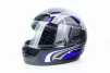 Шлем интеграл HF-101 S, чёрно-синий Q233-BL, ШОЛОМИ, YQ-330873 - 3