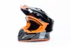 Шлем кроссовый (стандарт DOT/ECE) X-CROSS S (55-56см), чёрно-оранжевый, ШОЛОМИ, YQ-360653 - 3
