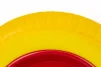 Колесо на тачку "ПІНОПОЛІУРЕТАН" 3,00-8 (13х3), пром-підшипники під вісь 16мм, жовто-червоне, ШИНИ, YQ-303948 - 2