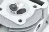 УЦЕНКА 50-100cc 4Т Головка цилиндра+клапана в сборе 47мм-80cc (стандартные клапана) (незначительные царапины на "зеркале", см. - 2