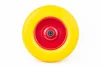 Колесо на тачку "ПІНОПОЛІУРЕТАН" 4,00-6, пром-підшипники під вісь 12мм, жовто-червоне, ШИНИ, YQ-303722 - 3
