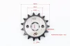 Звезда передняя CG/CB-428H-15T (под шлиц 5мм) "калёная" Loncin JL200-68A/LIFAN, ЗЧ-МОТО, YQ-507757 - 2