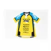 Футболка (Джерсі) чоловіча L-(Polyester 80% / Spandex 20%), жовто-синьо-чорна, ВЕЛОЕКІПІРУВАННЯ, YQ-408150 - 1