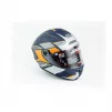 Шолом інтеграл (стандарт DOT/ECE) DRAKEN SUNRAY S (55-56см), синьо-помаранчевий мат, ШОЛОМИ, YQ-360572 - 1