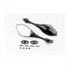 Дзеркала з поворотниками "ромб" під два болта к-кт, чорний (довга ніжка), ЗЧ-МОТО, YQ-337626 - 1