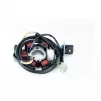 Статор магнето (генератора) Honda LEAD-90 (6 катушек разъем "мама 3+1"), YQ-308408 - 1