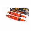 Амортизатор задній JH/CB/CG-340мм*d-60мм (під втулки) регул., помаранчевий з павутиною к-кт 2шт, ЗЧ-МОТО, YQ-318484 - 1