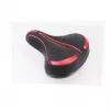 Сиденье ХВЗ 250x210мм, чёрно-красное XS, ВЕЛОЗАПЧАСТИНИ, YQ-411854 - 1