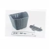 Корзина передняя 26" с крышкой, пластмассовая, серая SLCK-09B, ВЕЛОАКСЕСУАРИ, YQ-409269 - 1