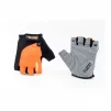 Перчатки без пальцев XL с гелевыми вставками под ладонь, чёрно-оранжевые SBG-1457, ВЕЛОЕКІПІРУВАННЯ, YQ-408181 - 1