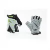 Перчатки детские без пальцев (3-4 года) с мягкими вставками под ладонь, чёрно-серо-зелёные SKG-1553, ВЕЛОЕКІПІРУВАННЯ, YQ-408112 - 1