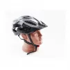 Шлем велосипедный L (54-62 см) съёмный козырёк, 21 вент. отверстий, чёрно-белый, ВЕЛОЕКІПІРУВАННЯ, YQ-408010 - 1