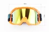 Очки кроссовые/эндуро/АТV, оранжевые (зеркальное желтое стекло), FIX-210736 - 4