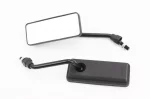 Зеркала к-кт ПРЯМОУГОЛЬНЫЕ SPORT 117x48мм, чёрные М8, ДЗЕРКАЛА, YQ-301518