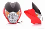 Обтічник з фарою HONDA CG150 TITAN MIX EX 2010 червоний, QT-016828