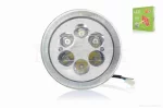 Модуль світлодіодний у фару ZS125/150 круглий, D170, 6 діодів зі склом, QT-020113