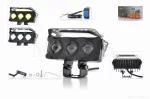 Фара додаткова діодна, балка, 100-40mm, 12-80W, IP67, біле/жовте світло #LPS-809, QT-033493