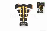 Наклейка на бак "MONSTER" жовта #1 #уцінка, QT-028277