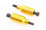 Пеги для самоката 55 мм, алюминиевые, желтые, к-кт, FIX-204905