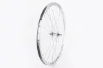 Колесо 28" переднее V-brake, обод "капля" алюминиевый, втулка 14Gх36H, крепл. гайка, "GRAVITY", серое, FIX-206714