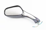 УЦЕНКА Зеркало "STORM" левое, черное с поворотом, м8 (потёртости), FIX-207304
