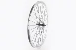 Колесо 28" переднее V-brake, обод "капля" алюминиевый, втулка 14Gх36H, крепл. гайка, "GRAVITY", FIX-208637