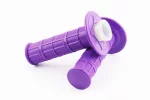 Рукоятка руля лев./пр. к-кт с вставкой, фиолетовые, FIX-207477