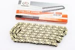 Цепь привода колеса 428H*128L GOLD, от 5шт -10%, FIX-204434