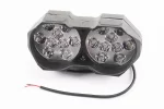 Фара двойная дополнительная светодиодная влагозащитная - 18 LED, (146* 62mm) с креплением, тип 2, FIX-324880
