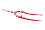 Вилка 26" с резьбой 1" (25,4мм), шток 200мм, V-brake, красная, FIX-208213